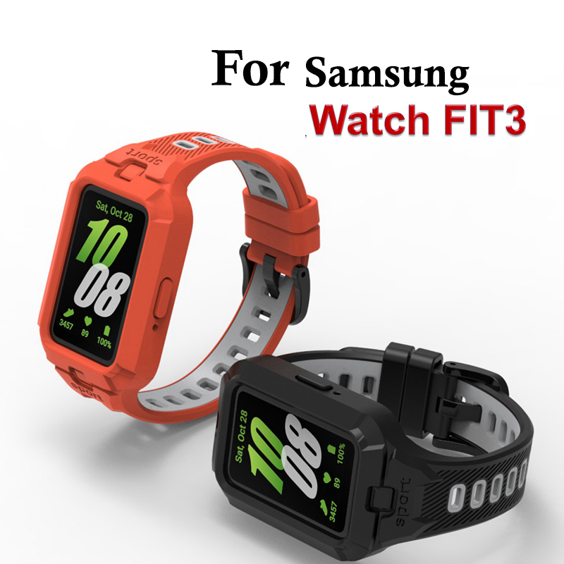 Silicone Band Replacement - Armband+Hülle für Samsung Galaxy Fit 3