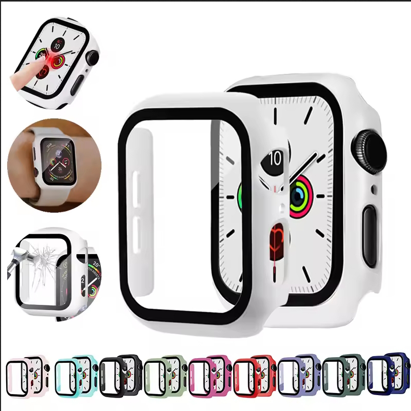 Smartwatch Case - Gehärtetes Glas + Schutzhülle für Apple