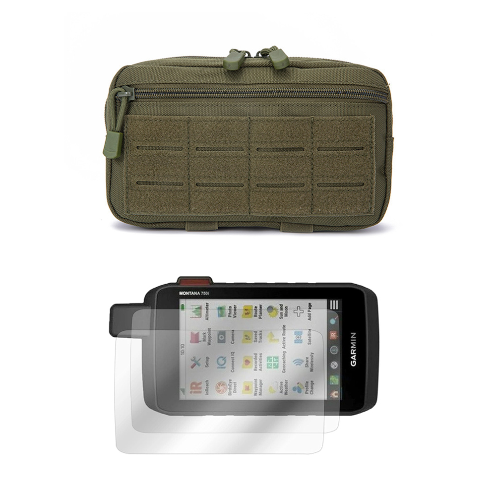 Screen Protector Film - Taktische Sport-Hüfttasche Molle EDC-Etui + Displayschutzfolie