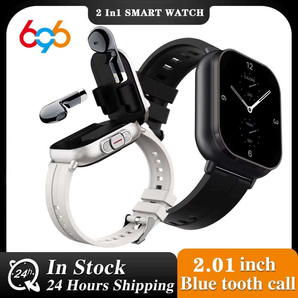 Smartwatch Headset - Headset 2-in-1-Smartwatch BT Call Blue Tooth