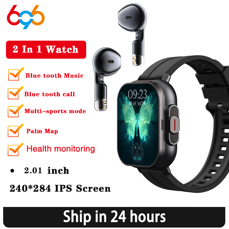 Smartwatch Headset - BT Call Blue Tooth Kopfhörer Uhren