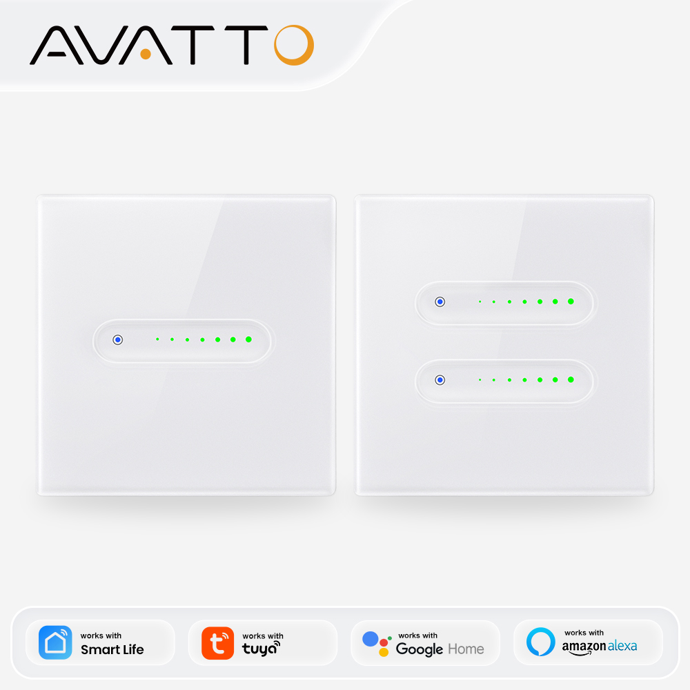 Smart Accessories - AVATTO WiFi 1/2 Gang Smart Dimmer-Schalter,