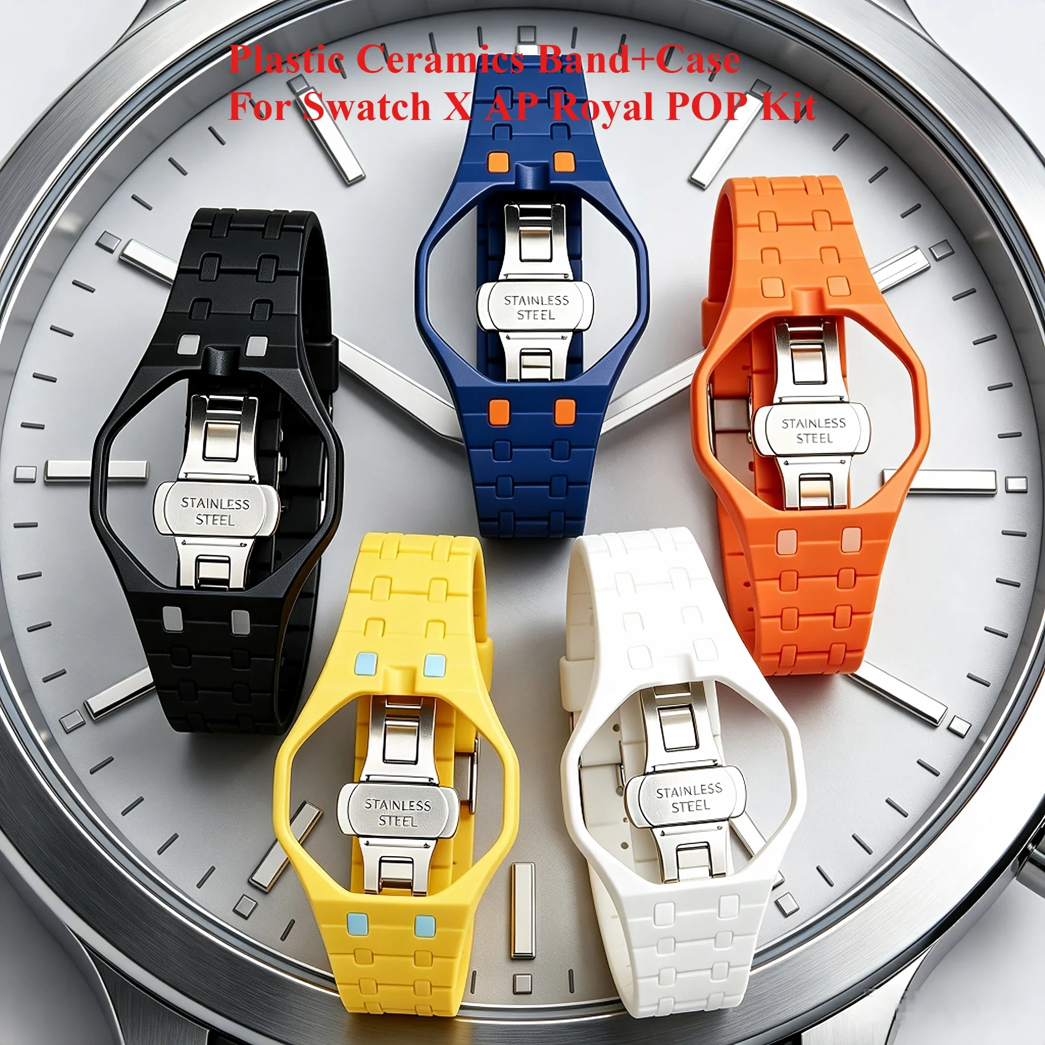 Smartwatch Case - Luxus-Modifikationskit für Swatch X AP Royal