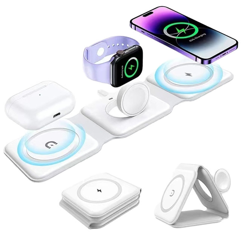 Smartwatch Ac - 3-in-1 magnetisches faltbares kabelloses Ladegerät, 15
