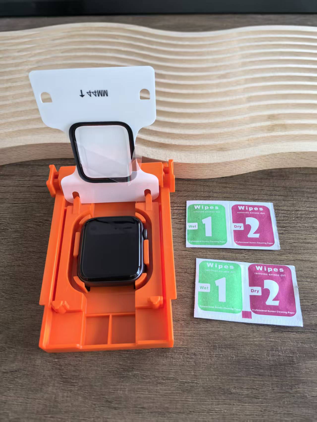 Watch Case Bumper - Einfaches Installations-Kit Displayschutzfolie für Apple Watch