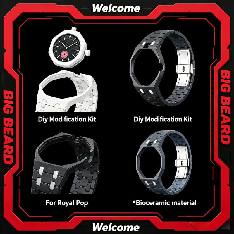 Smartwatch Case - Keramik-Biomaterialien-Mod-Kit für Swatch X AP Royal