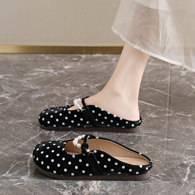 Leather Classic Strap - Moderne, hüftfreundliche Mary-Jane-Schuhe mit belüfteter Webstruktur