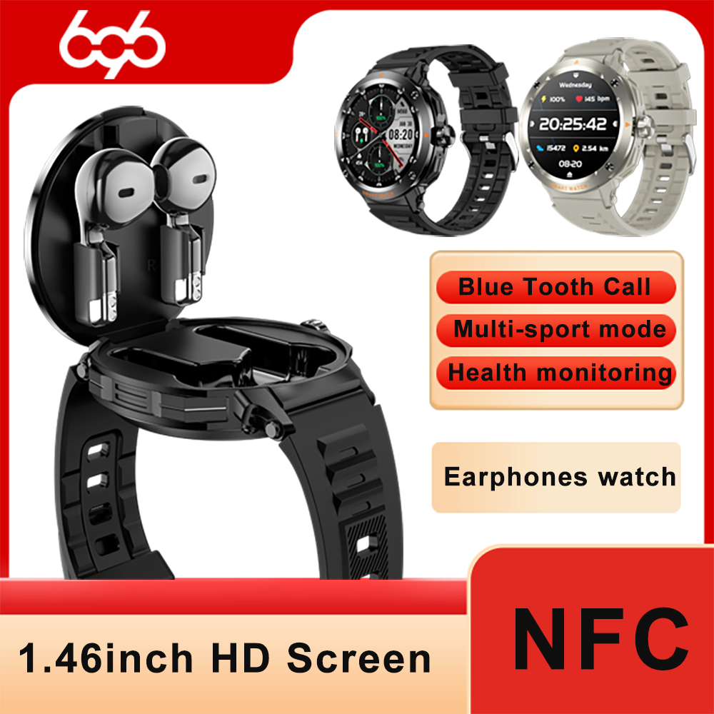 Smartwatch Headset - Uhr 2-in-1-Headset Smart Watch Blue Tooth