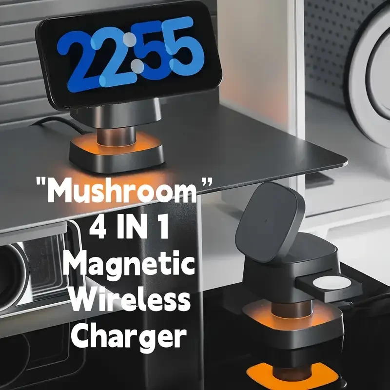 Smartwatch Ac - Magnetisches 3-in-1-Wireless-Ladegerät für iPhone 17, 16,