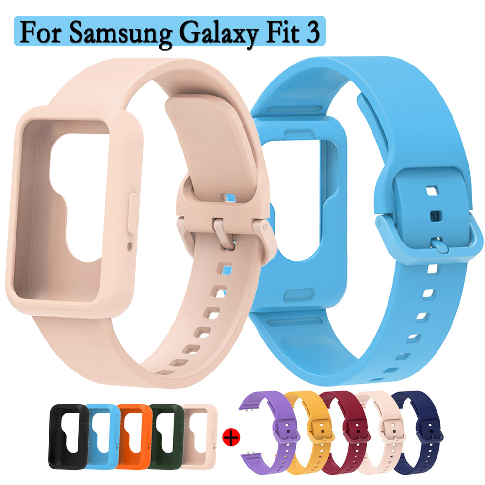 Silicone Band Replacement - Für Samsung Galaxy Fit 3 Armband