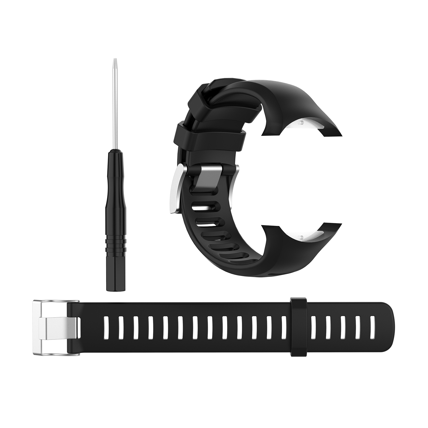 Silicone Band Replacement - Silikon-Smartwatch-Ersatzarmband mit zusätzlichem 172-mm-Armband für Suunto