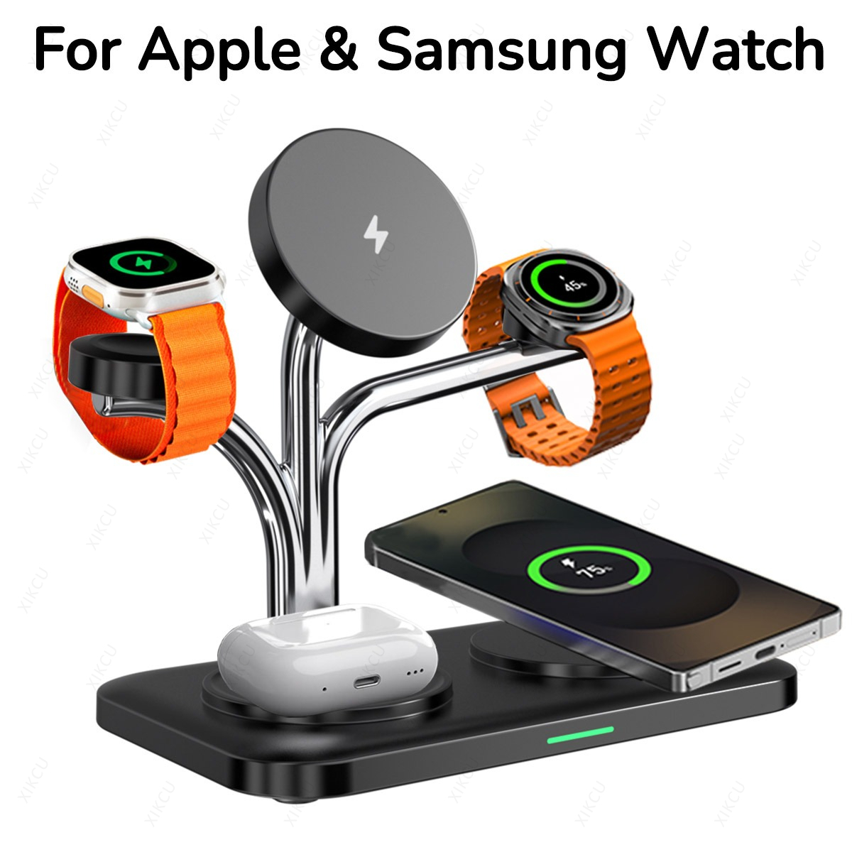 Smartwatch Ac - 5 IN 1 magnetisches kabelloses Ladegerät