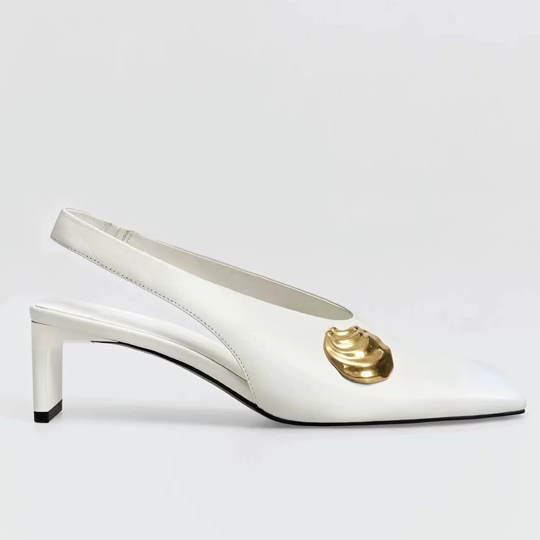 Damen-Pumps aus schwarzem Lede – Leather Classic Strap Bewertung und Preis