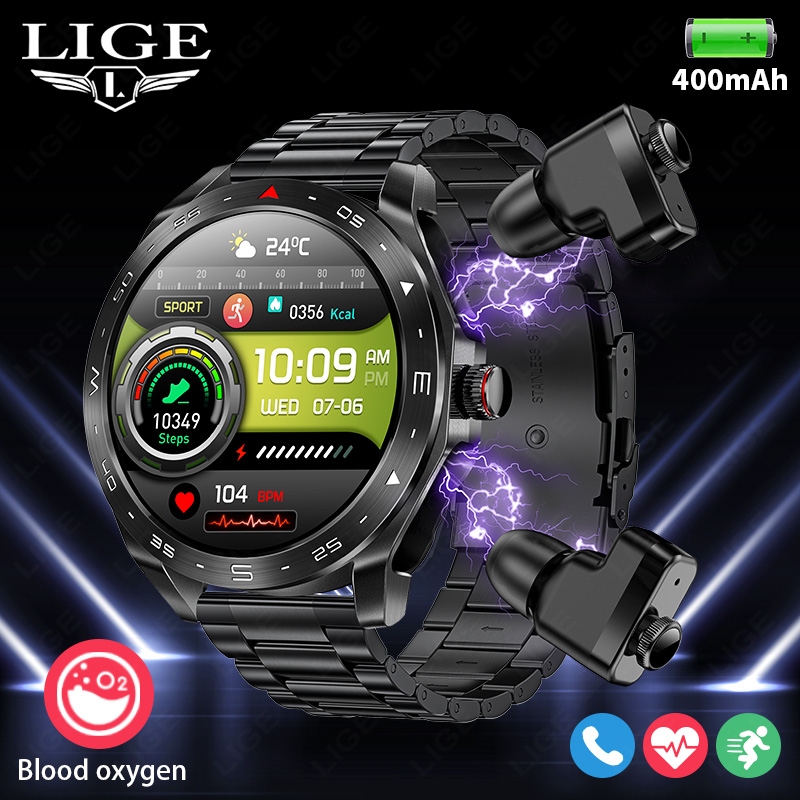 LIGE Smartwatch mit Ohrhörern, – Smartwatch Headset Bewertung und Preis