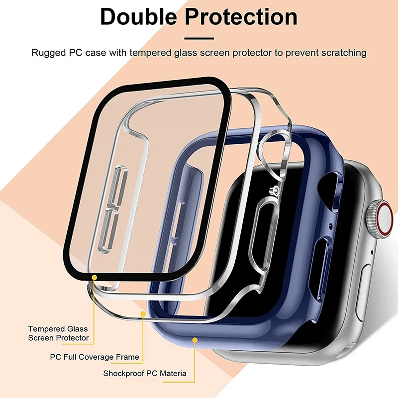 Gehärtetes Glas + Abdeckung fü – Smartwatch Band Accessories Bewertung und Preis