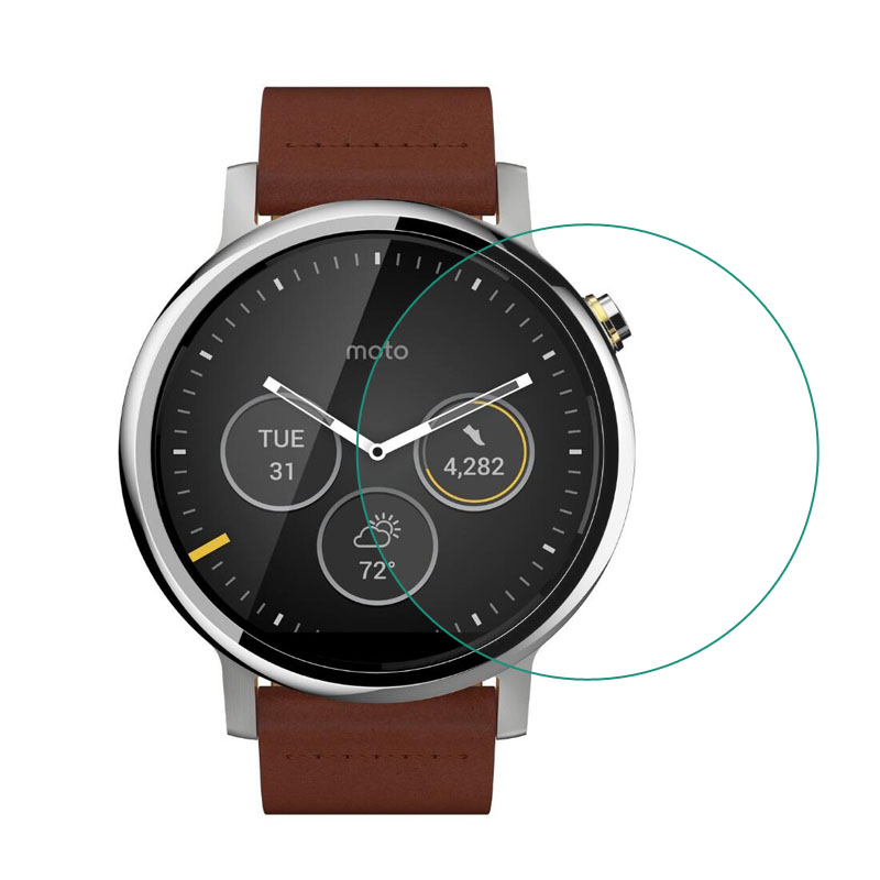 Schutzfolie aus gehärtetem Gla – Motorola Smartwatch Accessories Bewertung und Preis