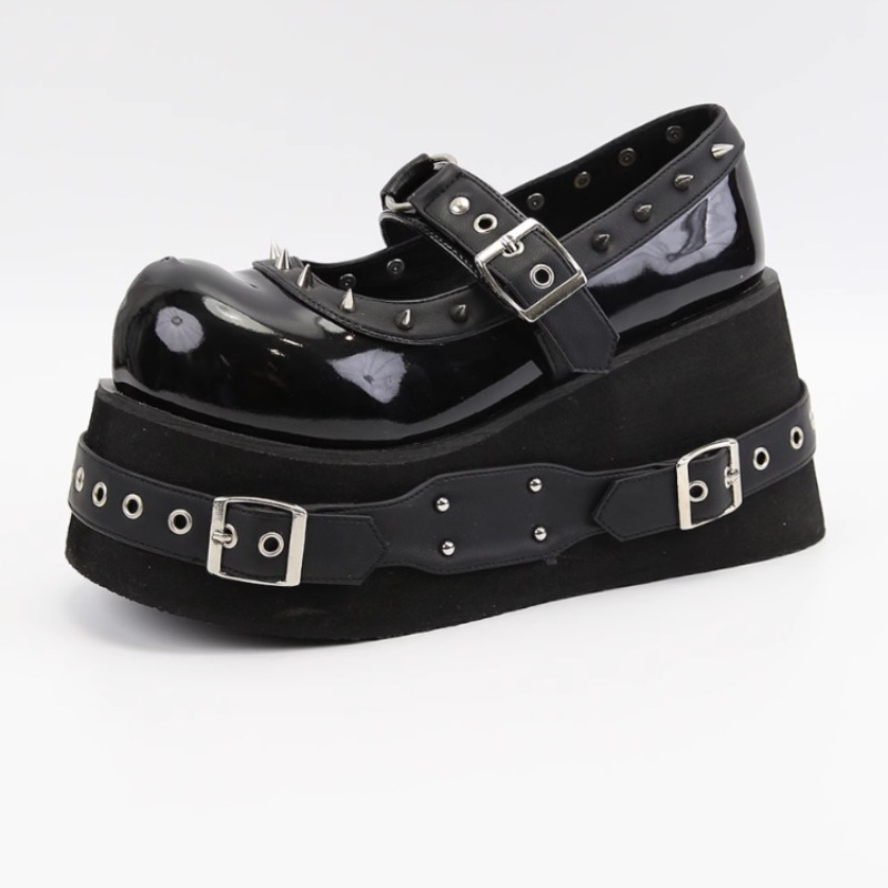 Schuhe für Damen, erhöhte Niet – Leather Classic Strap Bewertung und Preis
