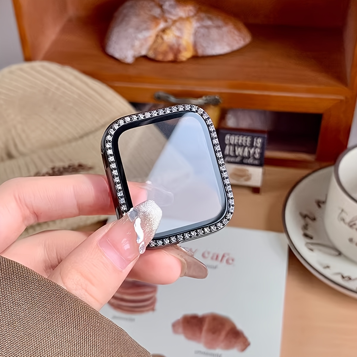 Glas + Diamantgehäuse für Appl – Smartwatch Band Accessories Bewertung und Preis