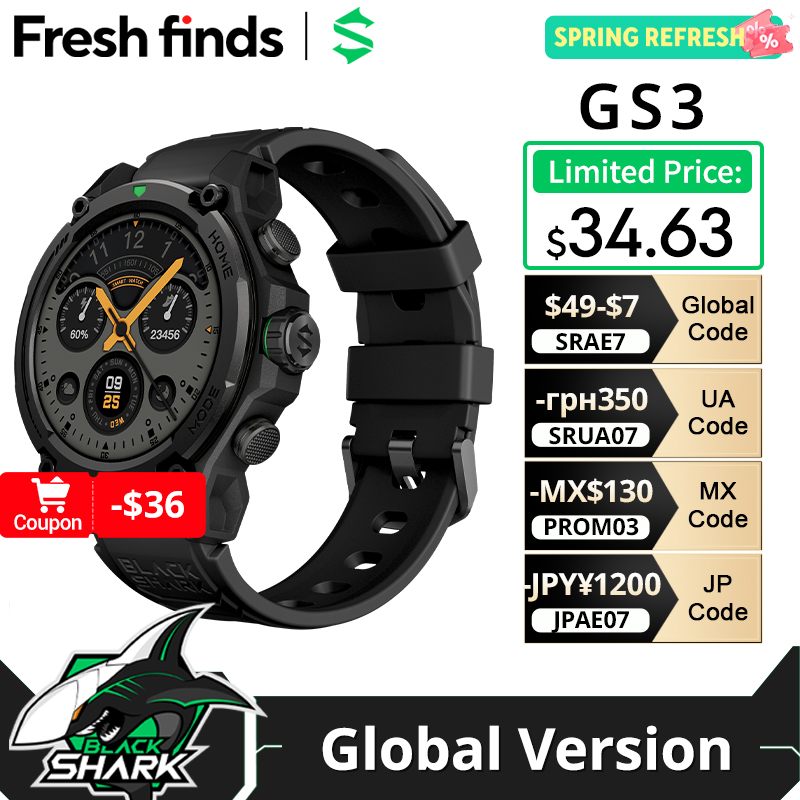 [Weltpremiere] Blackshark GS3  – Smartwatch Face Bewertung und Preis