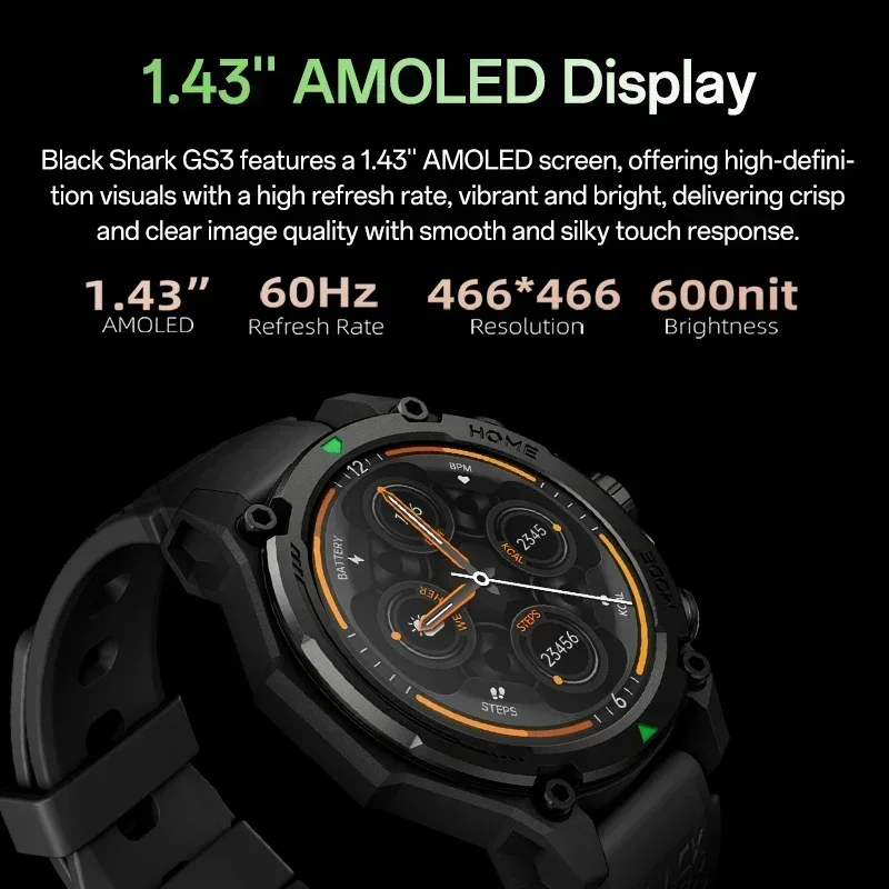 [Weltpremiere] Blackshark GS3  – Smartwatch Face Bewertung und Preis
