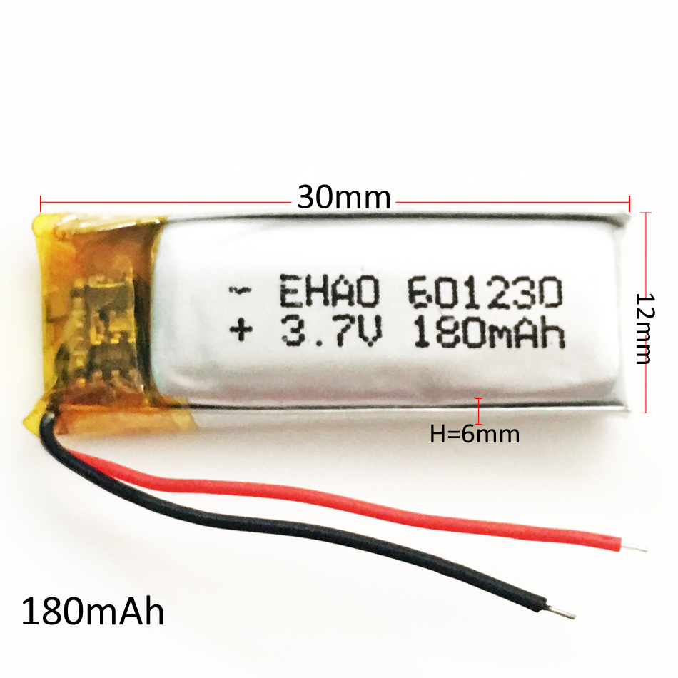 601230 3,7 V 180 mAh wiederauf – Smartwatch Headset Bewertung und Preis