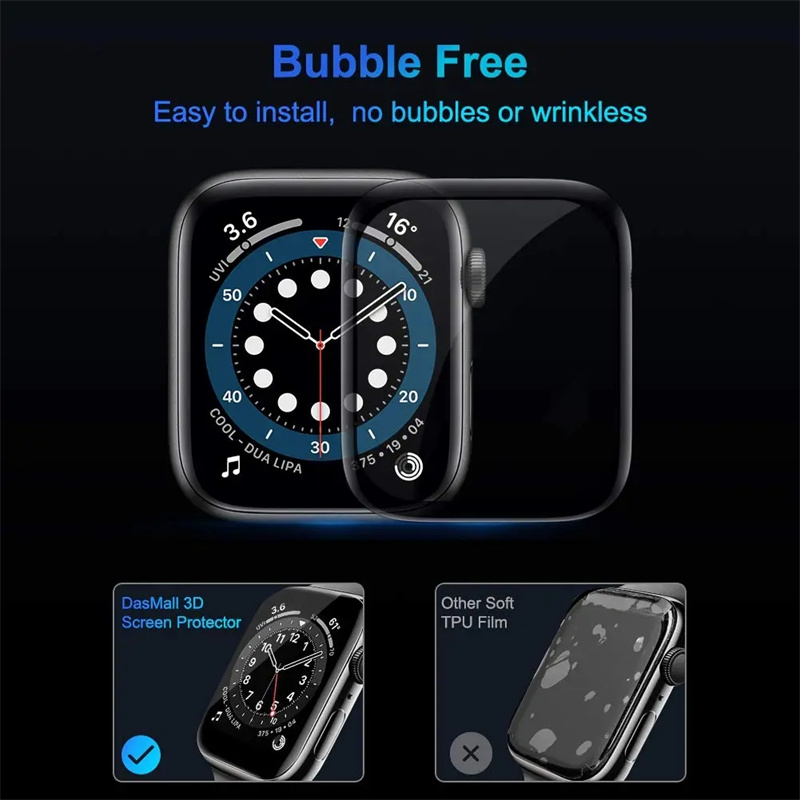 Weiches Glas für Apple Watch D – Watch Case Bumper Bewertung und Preis