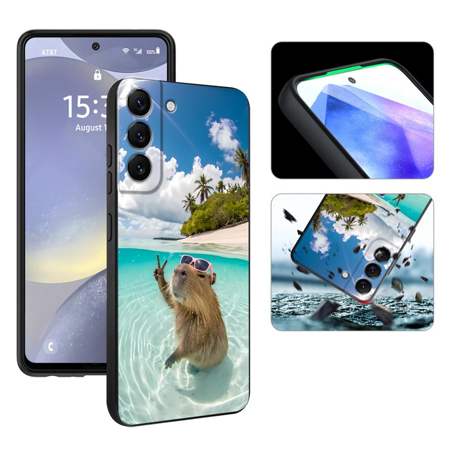Urlaubs-Capybara-Hülle für Sam – Samsung Galaxy A55 Bewertung und Preis