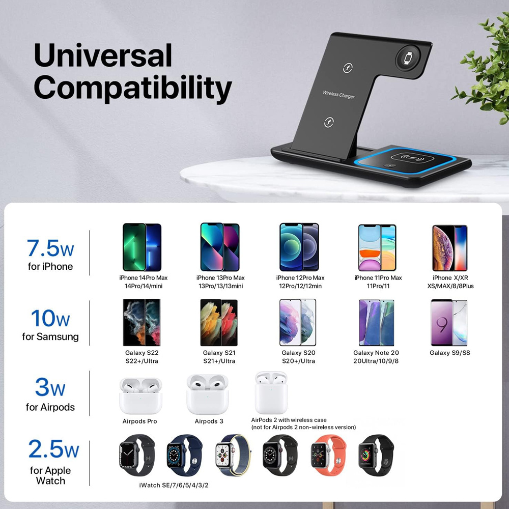 Kabelloser Ladegerät-Halter, 3 – Smartwatch Ac Bewertung und Preis