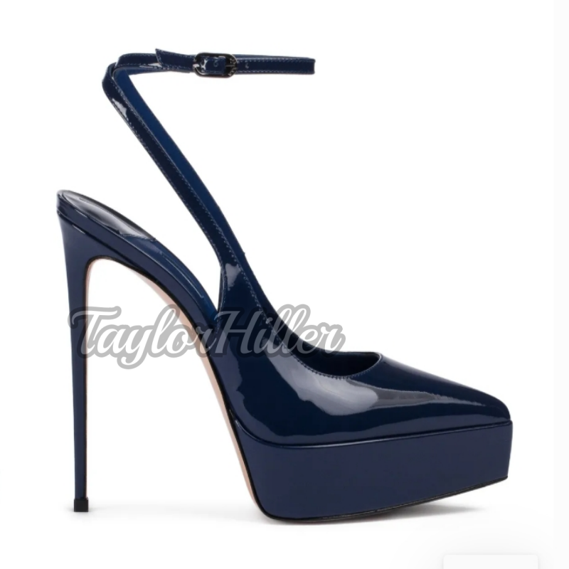 Kirschrote Plateau-Sandalen mi – Leather Classic Strap Bewertung und Preis