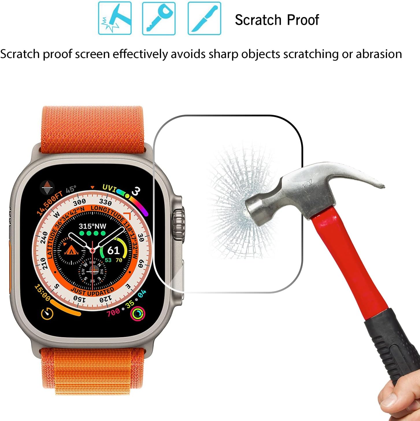 Gehärtetes Glas für Apple Watc – Watch Case Bumper Bewertung und Preis