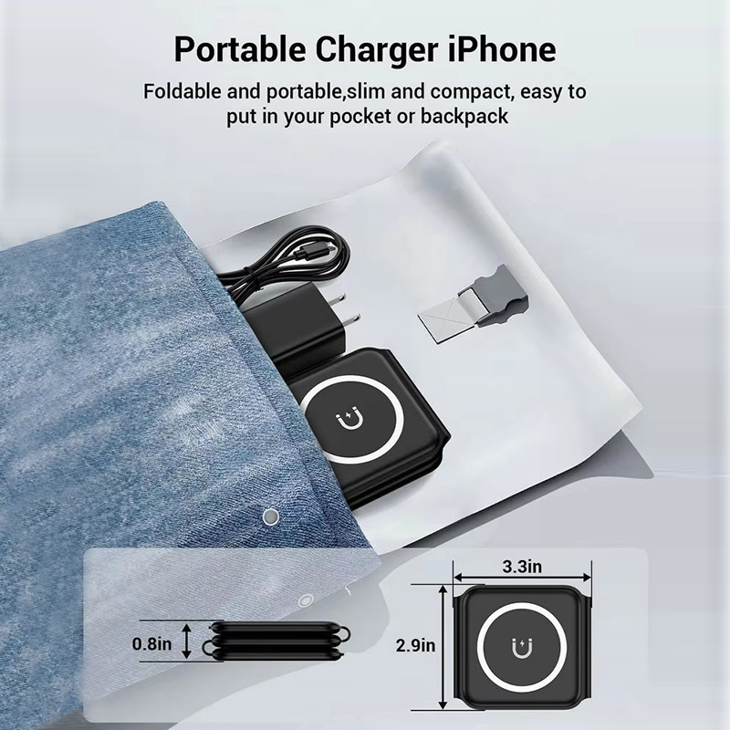 3-in-1 magnetisches faltbares  – Smartwatch Ac Bewertung und Preis
