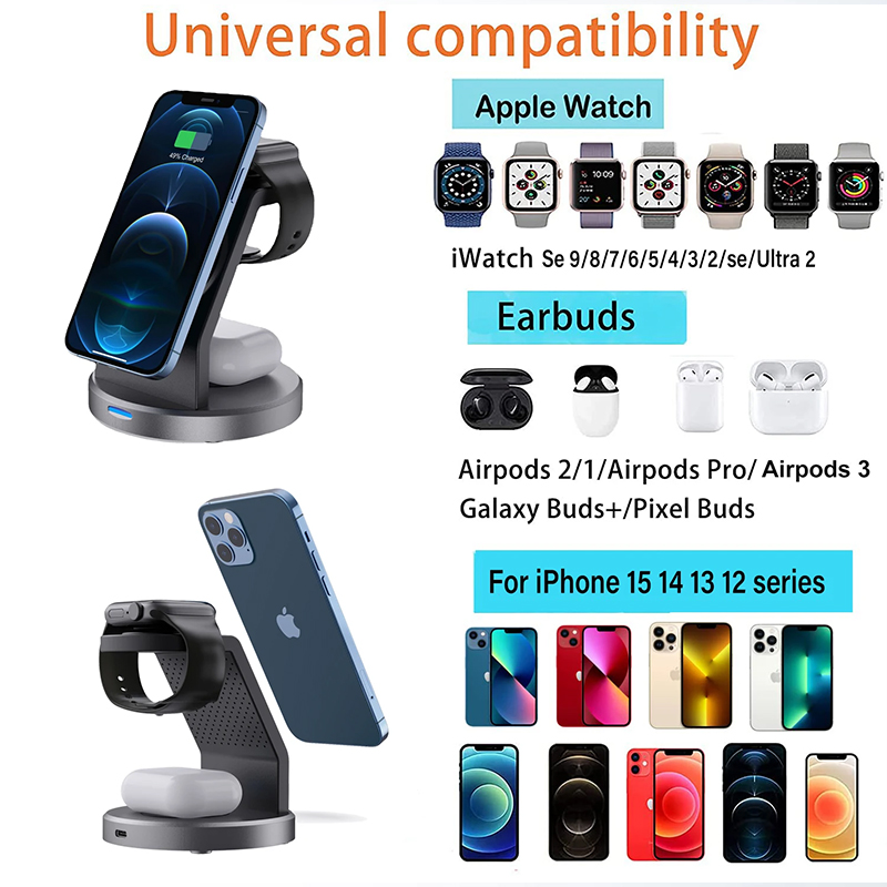 3-in-1 kabelloser Ladeständer, – Smartwatch Ac Bewertung und Preis