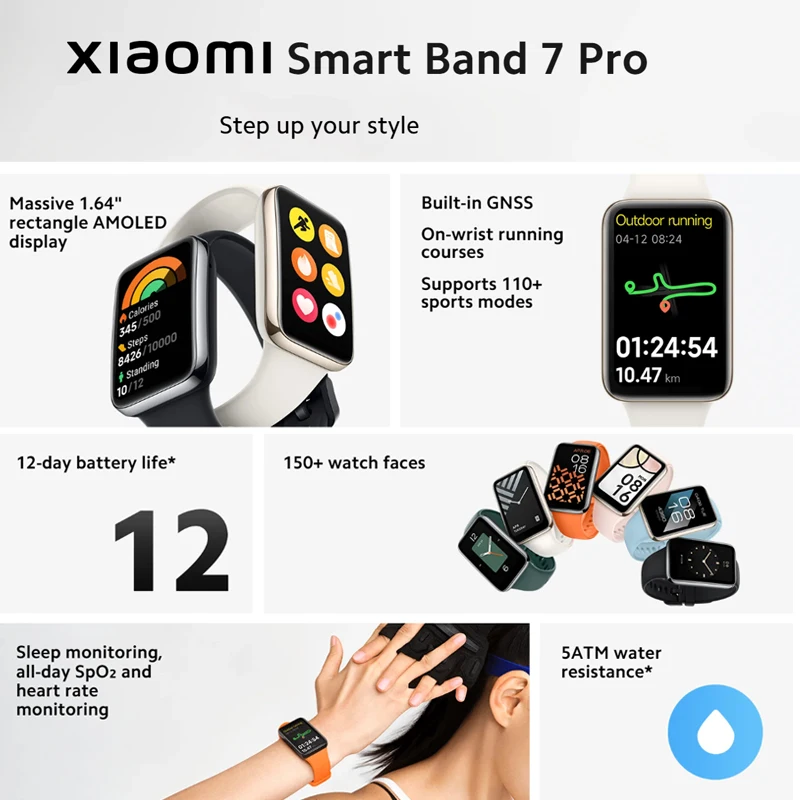 Xiaomi Smart Band 7 Pro 1,64'' – Smartwatch Face Bewertung und Preis