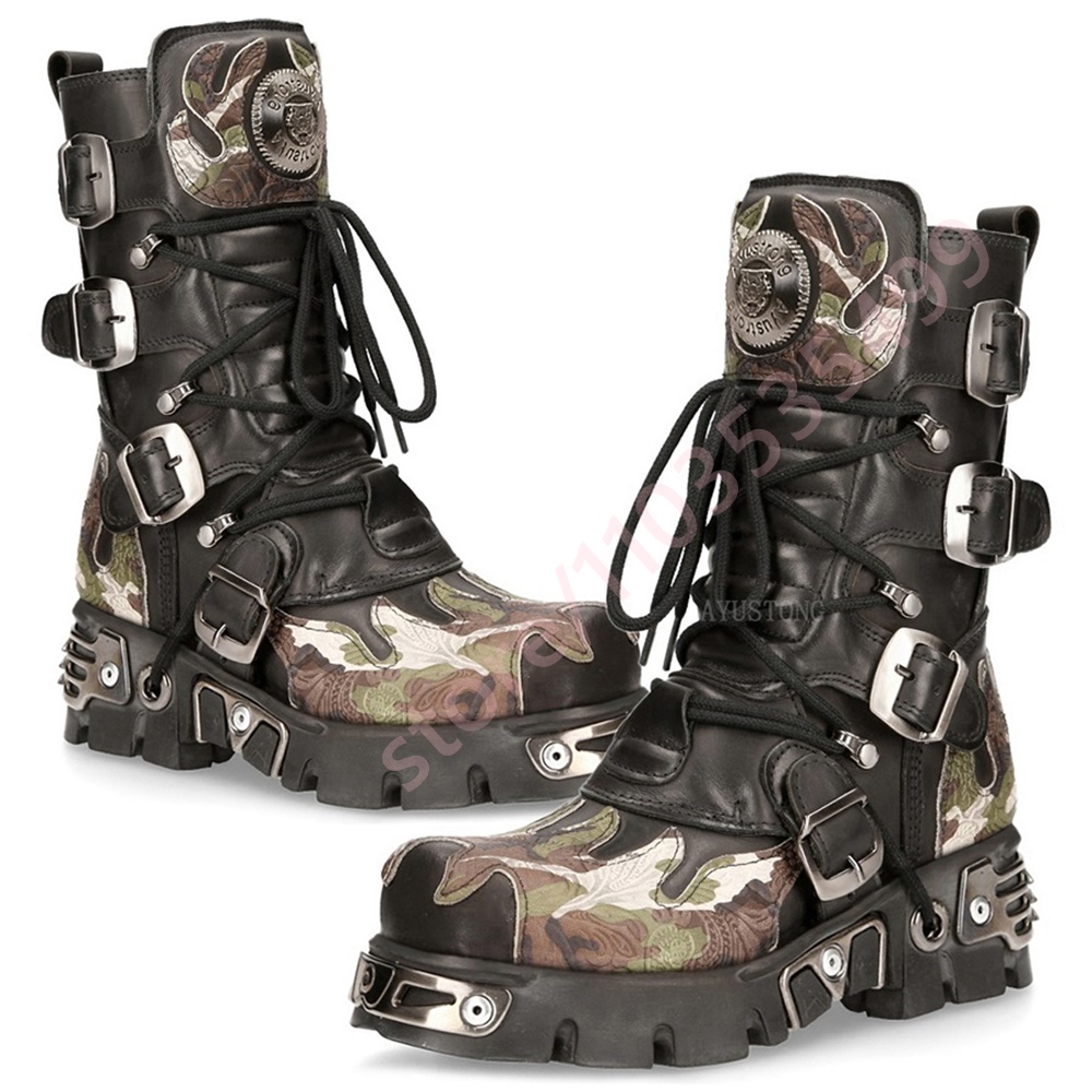 Punk Rock Camouflage Gürtelsch – Leather Classic Strap Bewertung und Preis