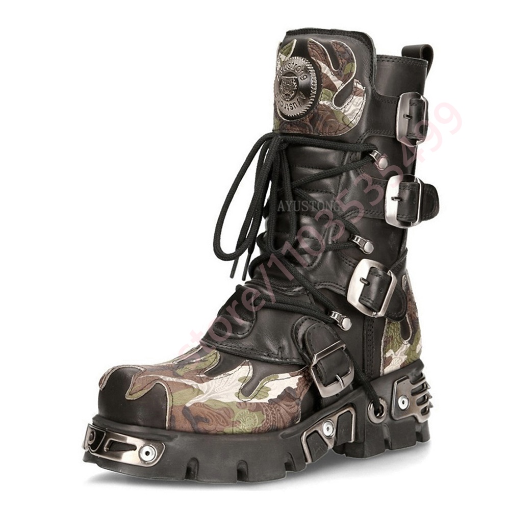 Punk Rock Camouflage Gürtelsch – Leather Classic Strap Bewertung und Preis