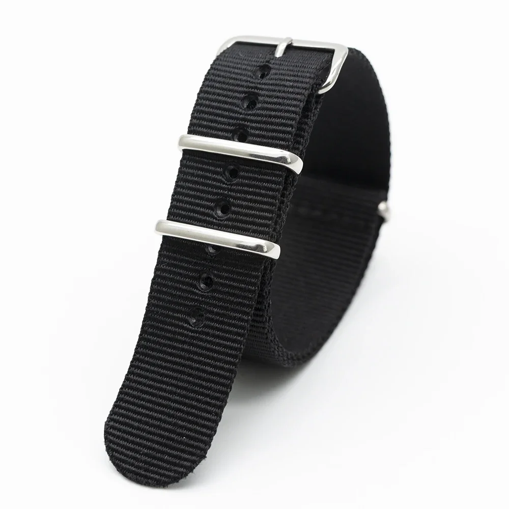Schwarz Nylon Uhr Band Für Mec – Nylon Nato Strap Bewertung und Preis