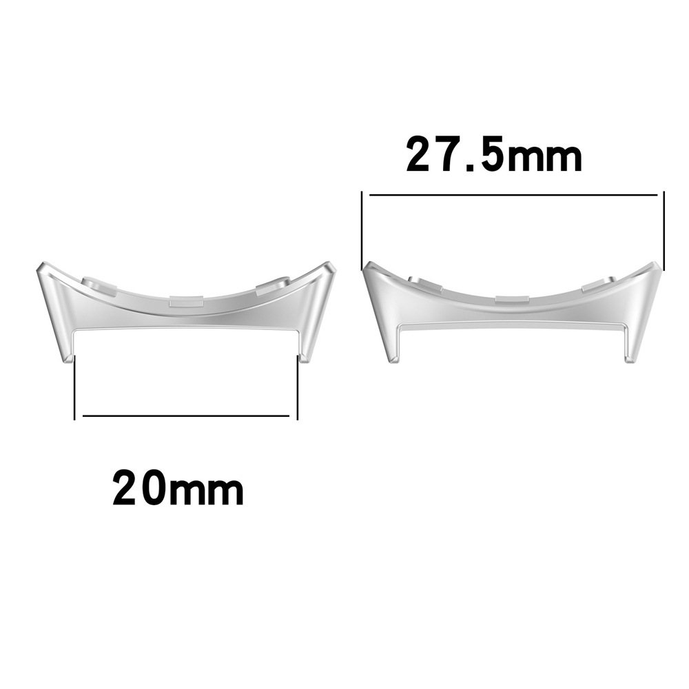 2PCS 20mm Metall Stecker für G – Smartwatch Band Accessories Bewertung und Preis