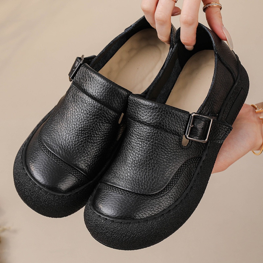 Lässige Einzelschuhe für Damen – Leather Classic Strap Bewertung und Preis
