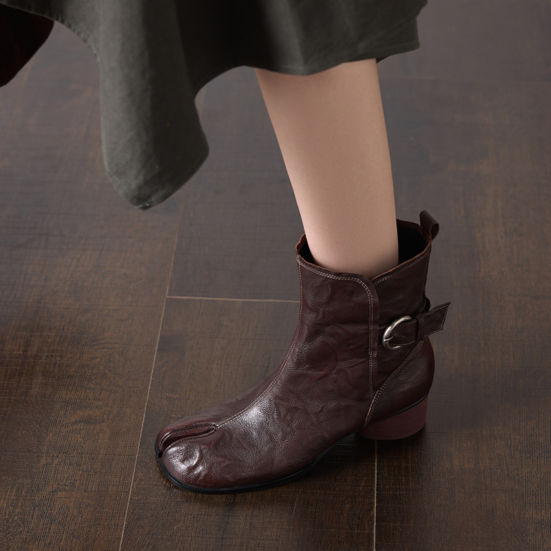 Handgefertigte Tabi-Stiefelett – Leather Classic Strap Bewertung und Preis