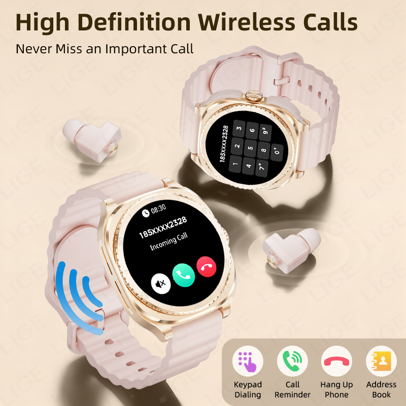 LIGE 2-in-1 TWS Headset Smartw – Smartwatch Headset Bewertung und Preis
