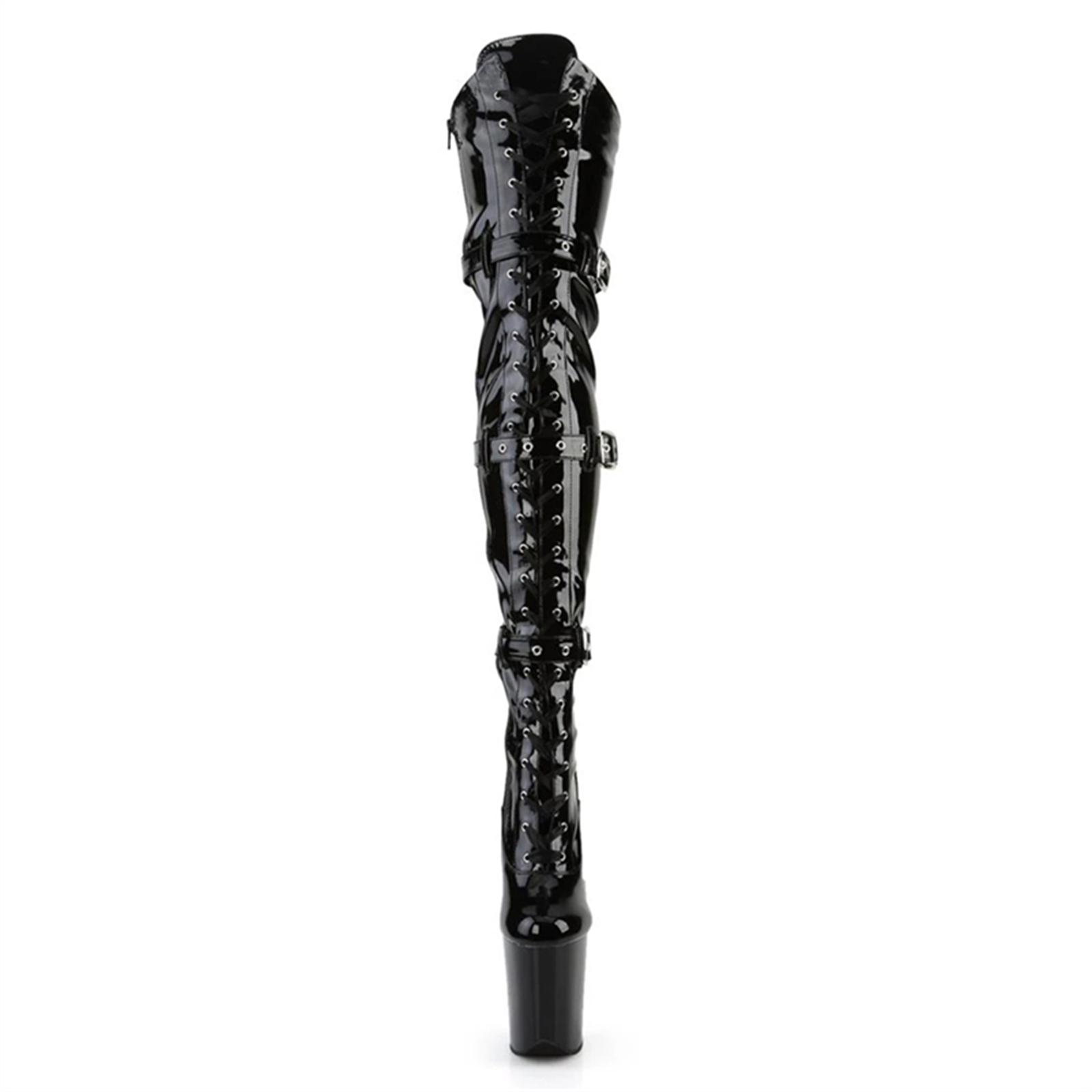 Stiefel Pole Dance 20CM Hoch e – Leather Classic Strap Bewertung und Preis
