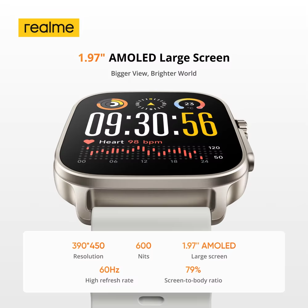 Globale Version Realme Watch 5 – Smartwatch Face Bewertung und Preis
