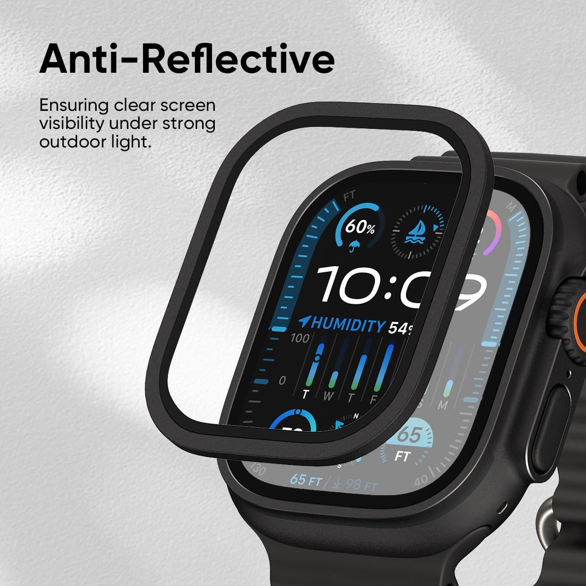 Gehärtete Glasfolie für Apple  – Watch Case Bumper Bewertung und Preis