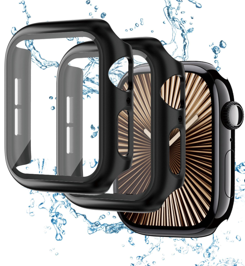 2PCS gehärtetes Glas + Hülle f – Smartwatch Band Accessories Bewertung und Preis